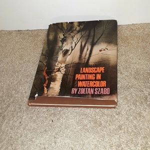 c LANDSCAPE PAINTING IN WATERCOLOR 1975 5TH ED SIGNED & AUTOGRAPHED ZOLTAN…